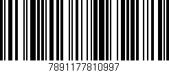 Código de barras (EAN, GTIN, SKU, ISBN): '7891177810997'