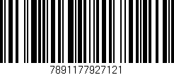 Código de barras (EAN, GTIN, SKU, ISBN): '7891177927121'
