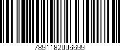 Código de barras (EAN, GTIN, SKU, ISBN): '7891182006699'