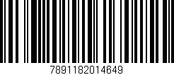 Código de barras (EAN, GTIN, SKU, ISBN): '7891182014649'