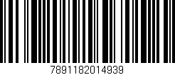 Código de barras (EAN, GTIN, SKU, ISBN): '7891182014939'