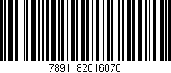 Código de barras (EAN, GTIN, SKU, ISBN): '7891182016070'