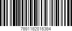 Código de barras (EAN, GTIN, SKU, ISBN): '7891182016384'