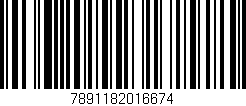 Código de barras (EAN, GTIN, SKU, ISBN): '7891182016674'