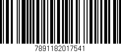 Código de barras (EAN, GTIN, SKU, ISBN): '7891182017541'
