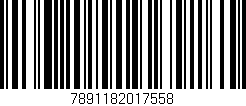 Código de barras (EAN, GTIN, SKU, ISBN): '7891182017558'