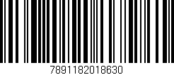 Código de barras (EAN, GTIN, SKU, ISBN): '7891182018630'