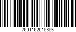 Código de barras (EAN, GTIN, SKU, ISBN): '7891182018685'