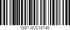 Código de barras (EAN, GTIN, SKU, ISBN): '7891182018746'