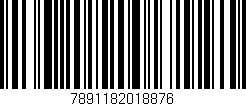 Código de barras (EAN, GTIN, SKU, ISBN): '7891182018876'