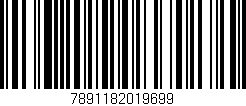 Código de barras (EAN, GTIN, SKU, ISBN): '7891182019699'