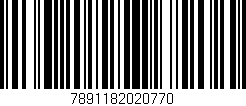 Código de barras (EAN, GTIN, SKU, ISBN): '7891182020770'