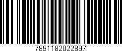 Código de barras (EAN, GTIN, SKU, ISBN): '7891182022897'