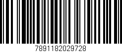 Código de barras (EAN, GTIN, SKU, ISBN): '7891182029728'