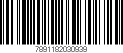 Código de barras (EAN, GTIN, SKU, ISBN): '7891182030939'