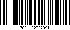 Código de barras (EAN, GTIN, SKU, ISBN): '7891182037891'