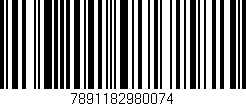 Código de barras (EAN, GTIN, SKU, ISBN): '7891182980074'