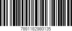 Código de barras (EAN, GTIN, SKU, ISBN): '7891182980135'