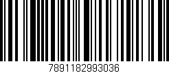 Código de barras (EAN, GTIN, SKU, ISBN): '7891182993036'