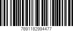 Código de barras (EAN, GTIN, SKU, ISBN): '7891182994477'
