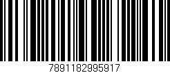 Código de barras (EAN, GTIN, SKU, ISBN): '7891182995917'