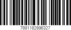 Código de barras (EAN, GTIN, SKU, ISBN): '7891182996327'