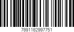 Código de barras (EAN, GTIN, SKU, ISBN): '7891182997751'