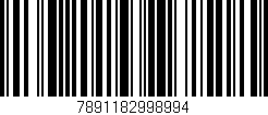 Código de barras (EAN, GTIN, SKU, ISBN): '7891182998994'