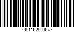 Código de barras (EAN, GTIN, SKU, ISBN): '7891182999847'