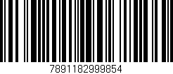 Código de barras (EAN, GTIN, SKU, ISBN): '7891182999854'