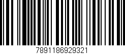 Código de barras (EAN, GTIN, SKU, ISBN): '7891186929321'