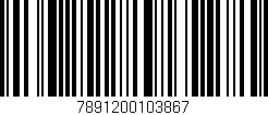 Código de barras (EAN, GTIN, SKU, ISBN): '7891200103867'