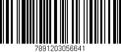 Código de barras (EAN, GTIN, SKU, ISBN): '7891203056641'