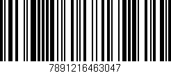 Código de barras (EAN, GTIN, SKU, ISBN): '7891216463047'