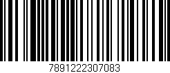 Código de barras (EAN, GTIN, SKU, ISBN): '7891222307083'