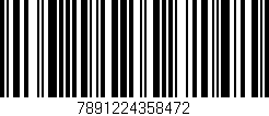 Código de barras (EAN, GTIN, SKU, ISBN): '7891224358472'