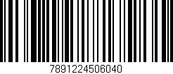 Código de barras (EAN, GTIN, SKU, ISBN): '7891224506040'