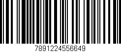 Código de barras (EAN, GTIN, SKU, ISBN): '7891224556649'