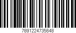 Código de barras (EAN, GTIN, SKU, ISBN): '7891224735648'