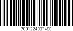 Código de barras (EAN, GTIN, SKU, ISBN): '7891224897490'