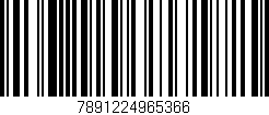 Código de barras (EAN, GTIN, SKU, ISBN): '7891224965366'