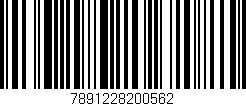 Código de barras (EAN, GTIN, SKU, ISBN): '7891228200562'
