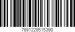 Código de barras (EAN, GTIN, SKU, ISBN): '7891228515390'