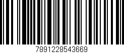 Código de barras (EAN, GTIN, SKU, ISBN): '7891228543669'