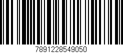 Código de barras (EAN, GTIN, SKU, ISBN): '7891228549050'