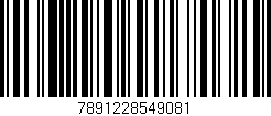Código de barras (EAN, GTIN, SKU, ISBN): '7891228549081'