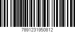 Código de barras (EAN, GTIN, SKU, ISBN): '7891231950812'