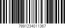 Código de barras (EAN, GTIN, SKU, ISBN): '7891234011367'