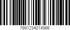 Código de barras (EAN, GTIN, SKU, ISBN): '7891234014986'