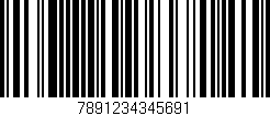Código de barras (EAN, GTIN, SKU, ISBN): '7891234345691'